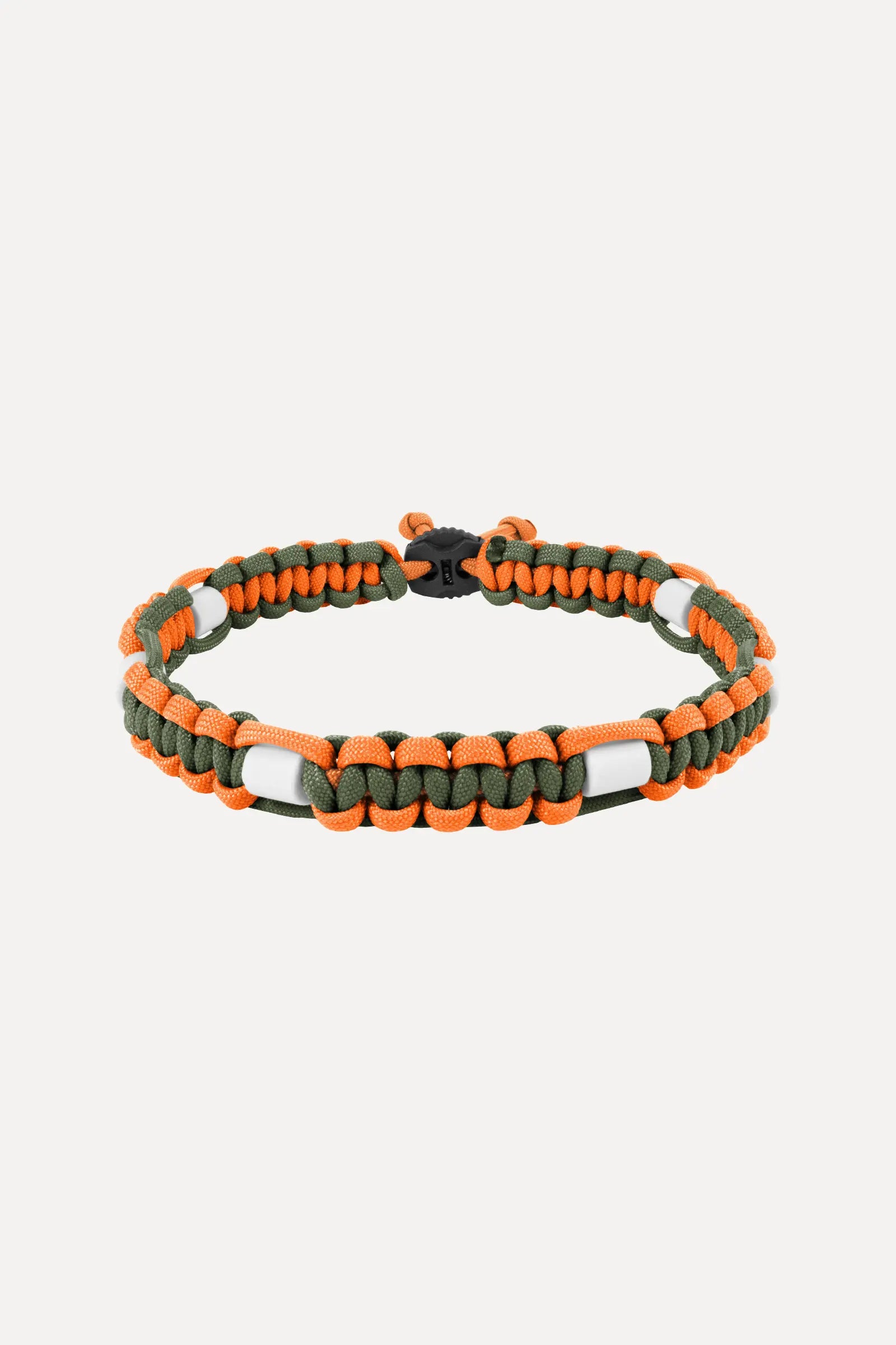 Zeckenhalsband mit EM-Keramik · Fox Orange × Army Grün