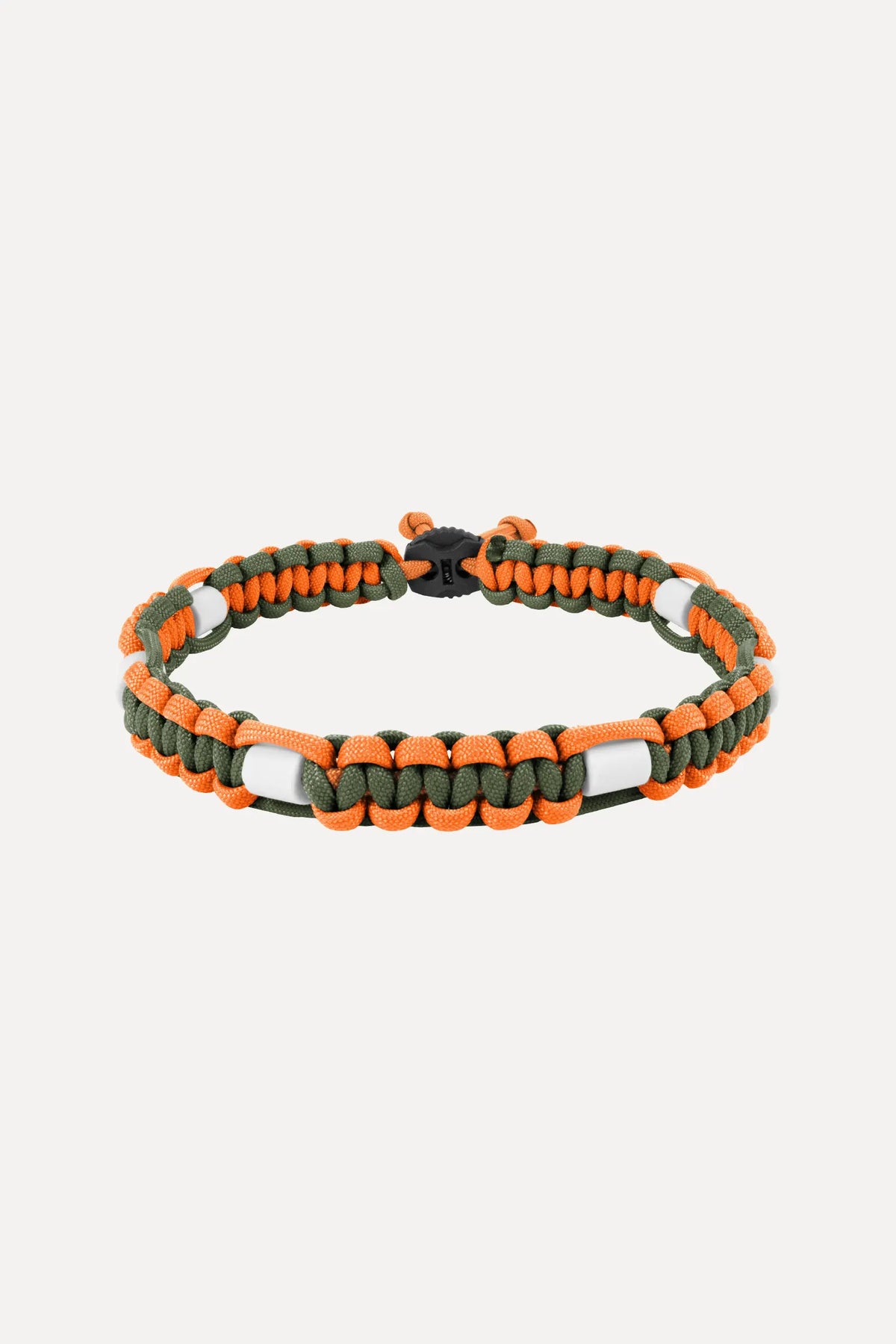 Zeckenhalsband mit EM-Keramik · Fox Orange × Army Grün