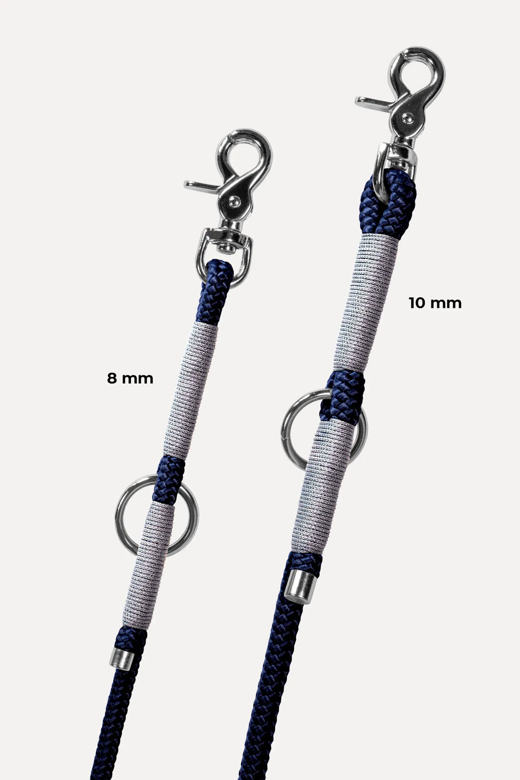 Tau Hundeleine  Blau  Silber  Paw & Panda