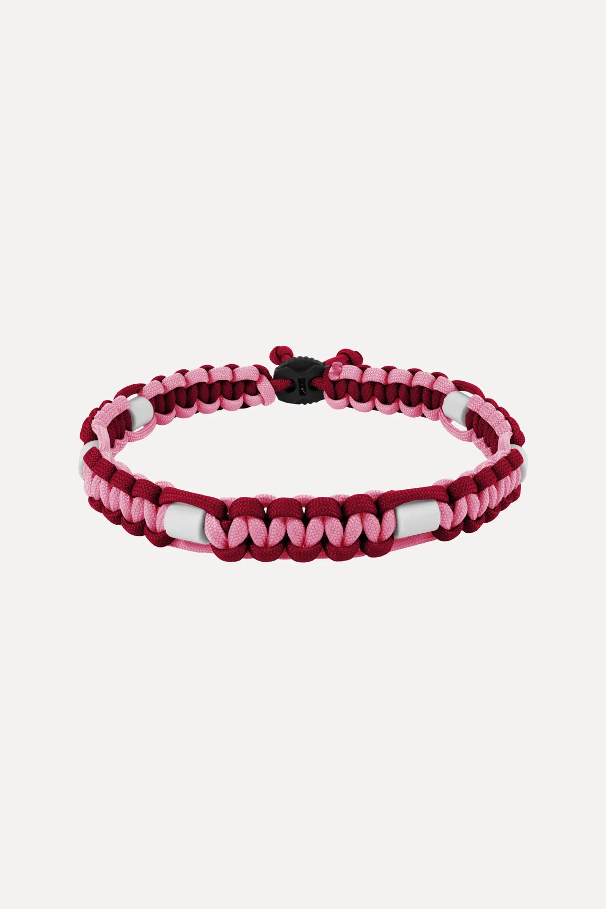 Zeckenhalsband mit EM-Keramik · Burgundy × Rose